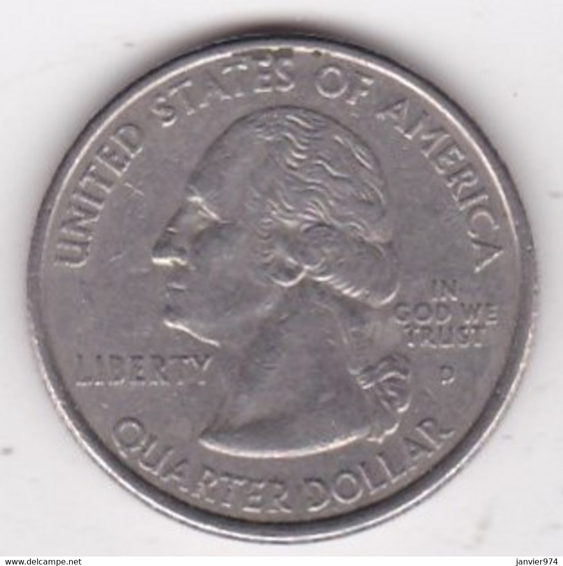 New York Quarter Dollar 2001 D, Georges Washington, Cupronickel KM# 318 - 1999-2009: State Quarters