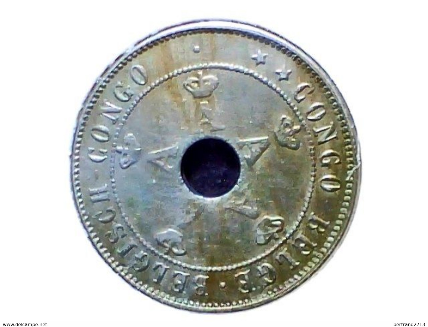Belgian Congo 20 Centimes 1911 KM 19 - 1910-1934: Albert I