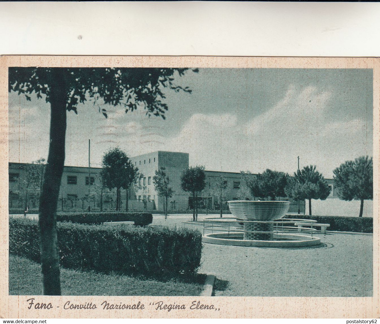 Fano, Convitto Nazionale Regina Elena -   Cartolina Viaggiata1941 - - Fano