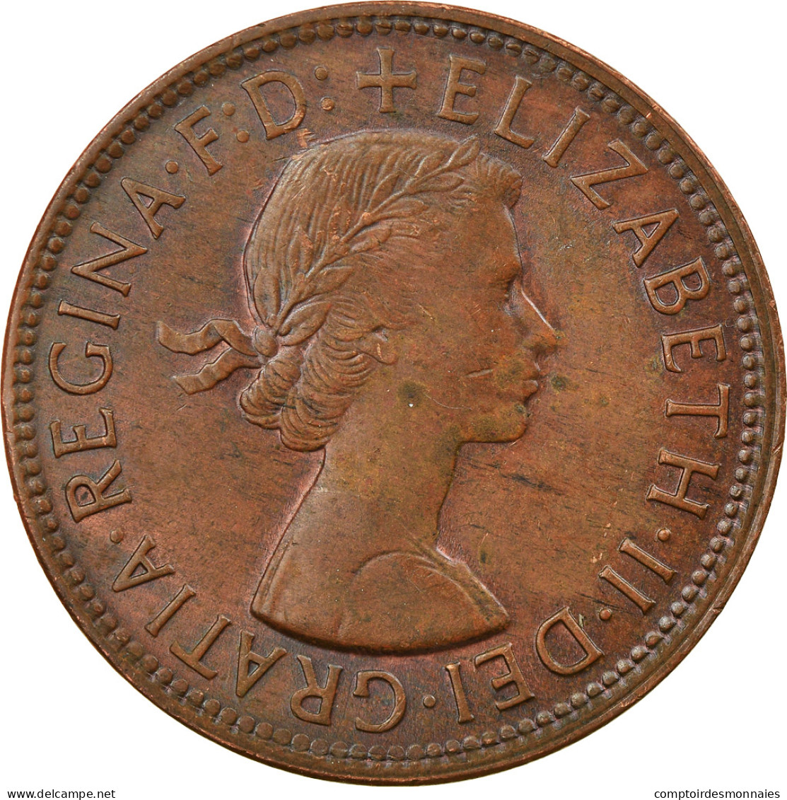 Monnaie, Australie, Elizabeth II, Penny, 1964, TTB, Bronze, KM:56 - Penny