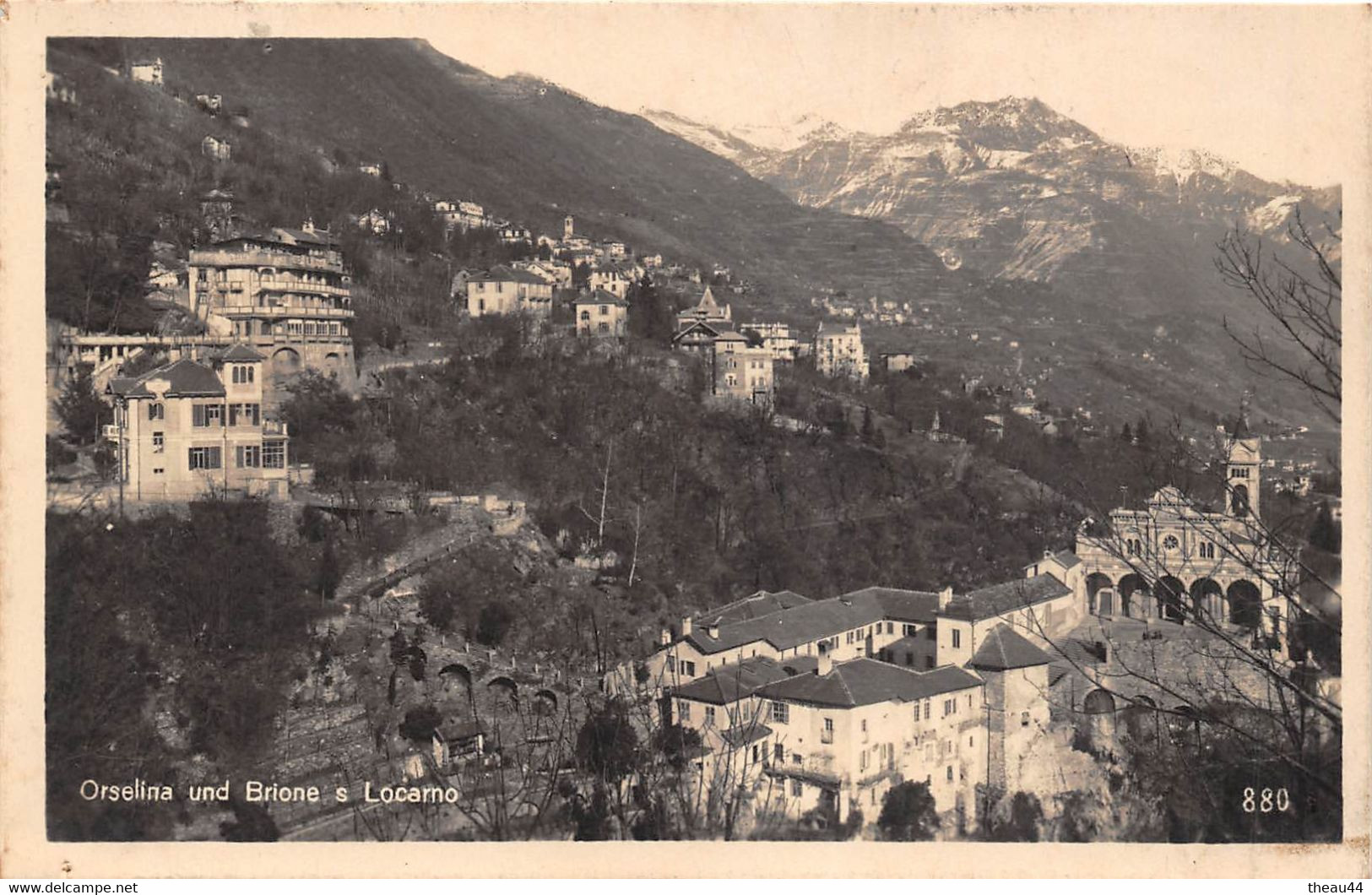 ¤¤   -   SUISSE   -   Orselina Und Brione S LOCARNO      -  ¤¤ - Brione Sopra Minusio