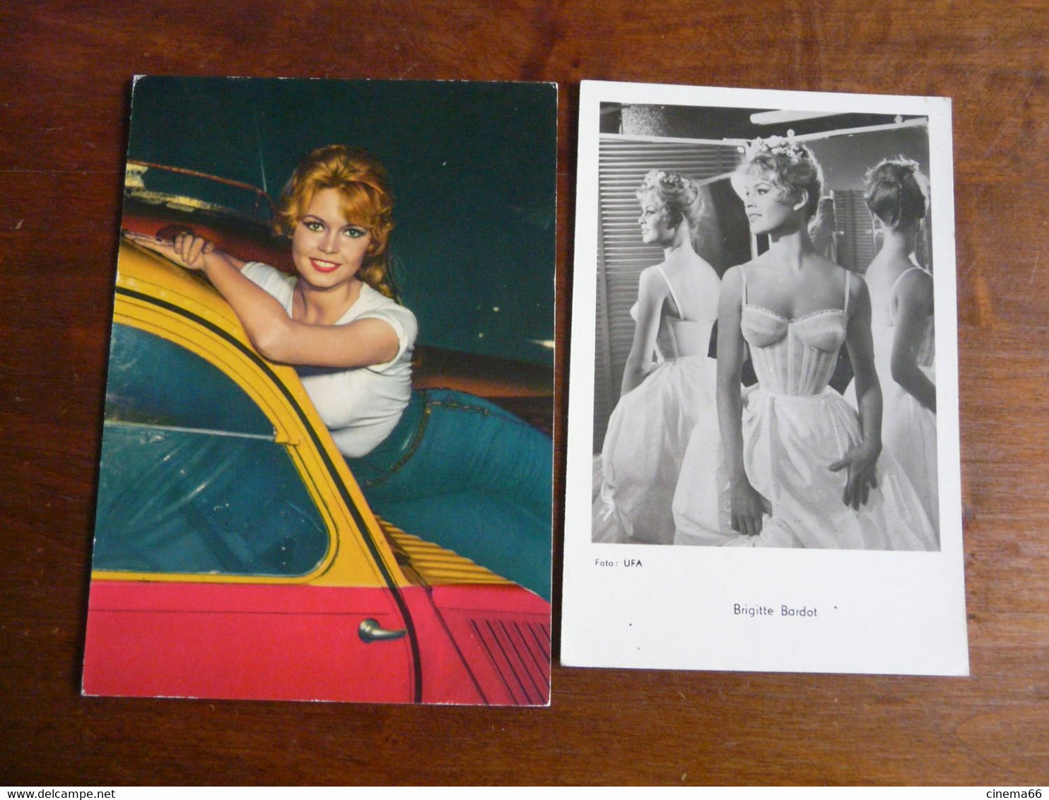 Brigitte BARDOT (Lot De 2 Cartes) - Schauspieler