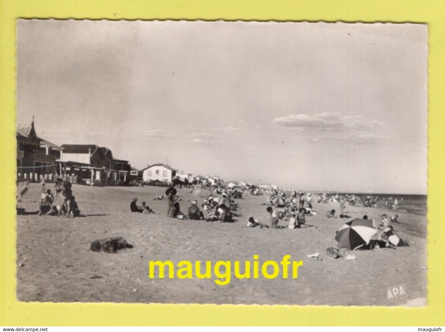 34 HERAULT / MAUGUIO - CARNON / LA PLAGE / ANIMÉE - Mauguio