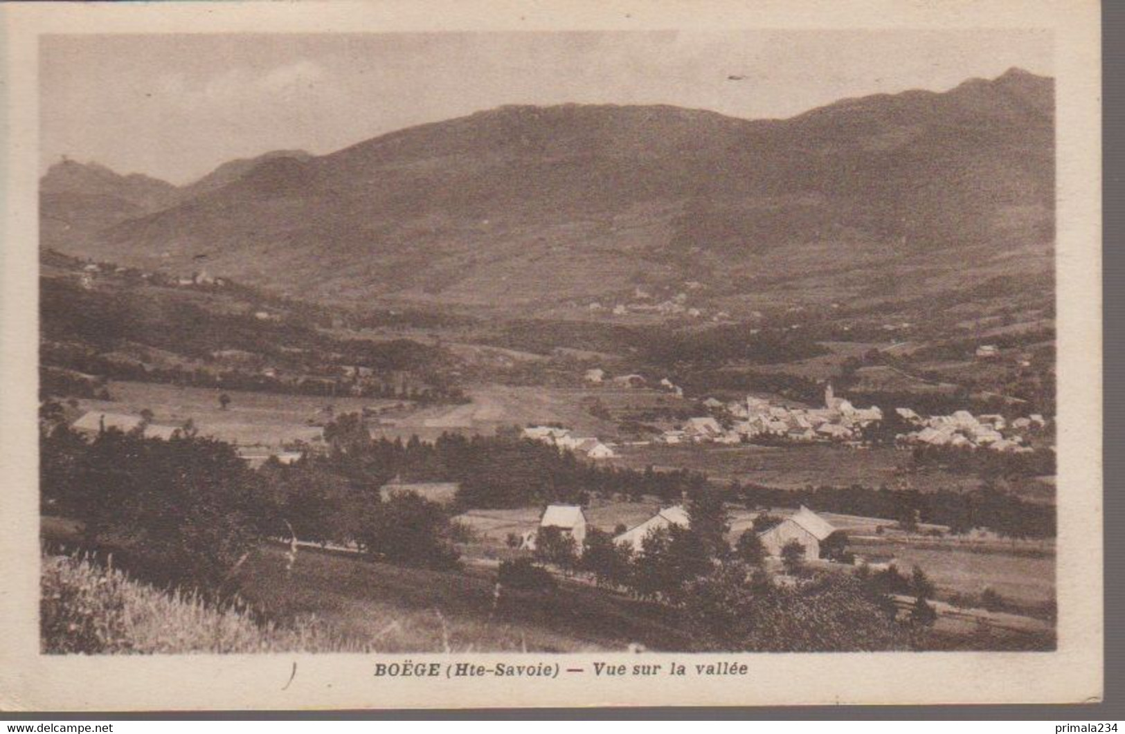 BOEGE - VUE SUR LA VALLEE - Boëge