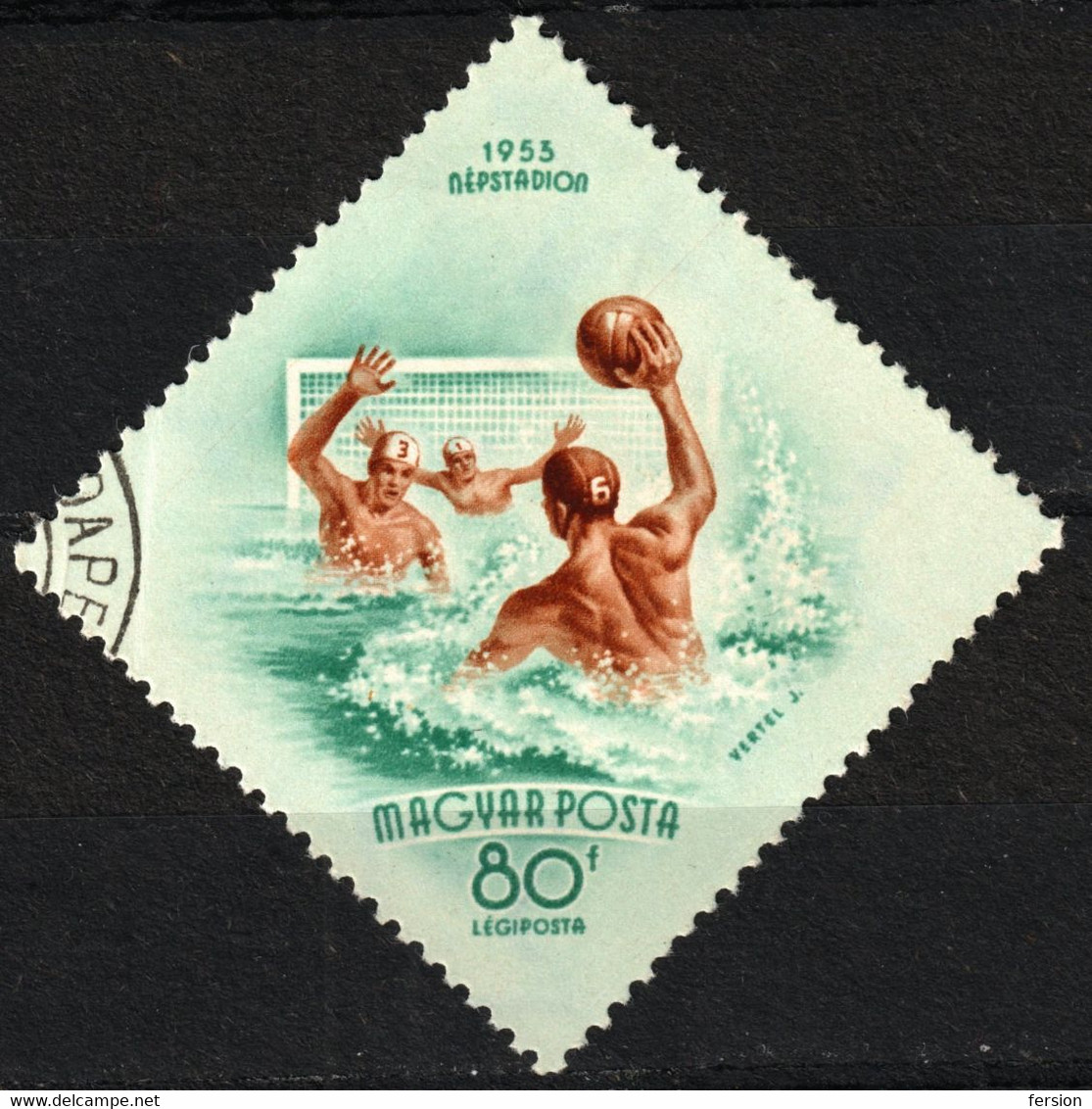 Water Polo Watrerpolo - 1953 HUNGARY - Used - SPORT Stadium Népstadion - Wasserball