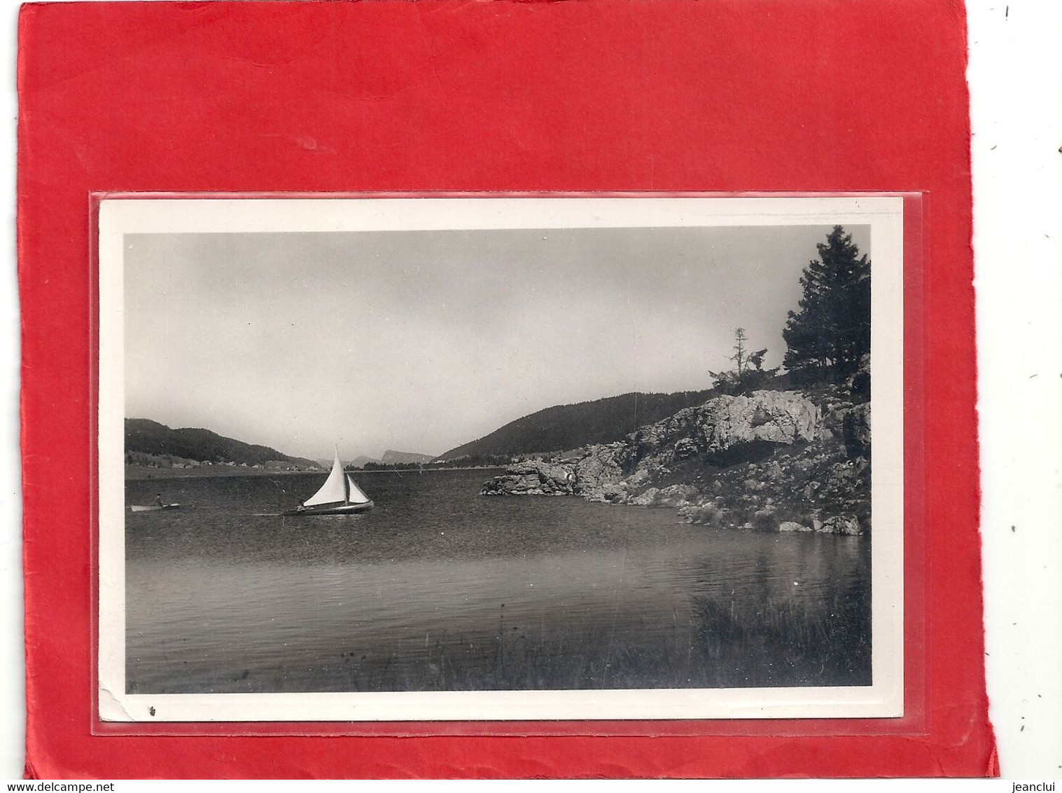 Cpsm Format Cpa. LES ROUSSES . LE LAC ET LA DENT DE VAULION . AFFR AU VERSO LE 5-8-1957 . 2 SCANES - Morez