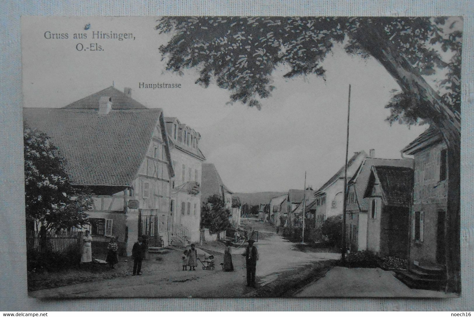 CPA 1910 Gruss Aus Hirsingen / Hirsingue. Hauptstrasse (68 France) - Hirsingue