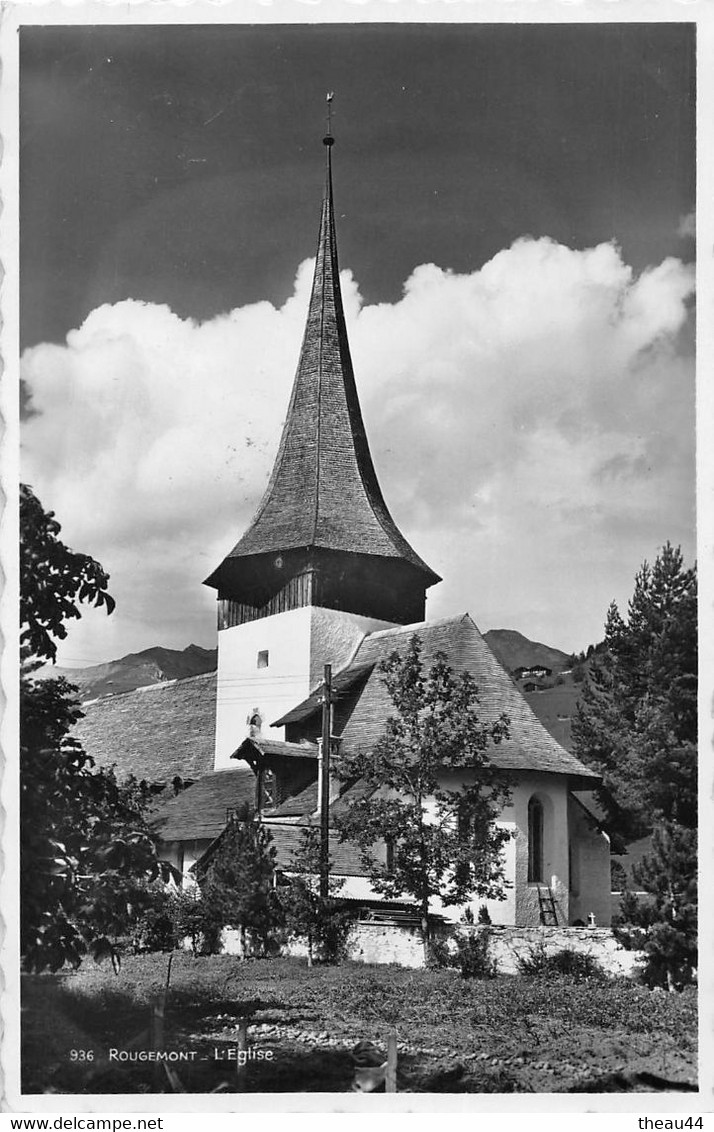 ¤¤   -   SUISSE   -   ROUGEMONT   -  L'Eglise   -  ¤¤ - Rougemont