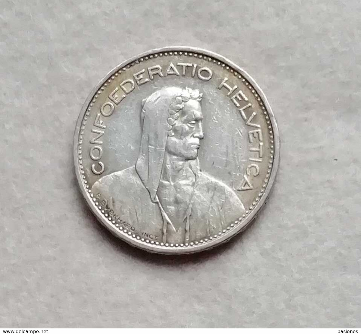 Svizzera 5 Franchi 1937 (Ag) - Otros & Sin Clasificación