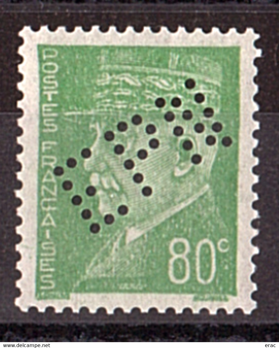 1942 - N° 513 Perforé EPN (Exposition Philatélique De Nancy) + Cachet De Contrôle Au Verso - Neuf ** - Unused Stamps