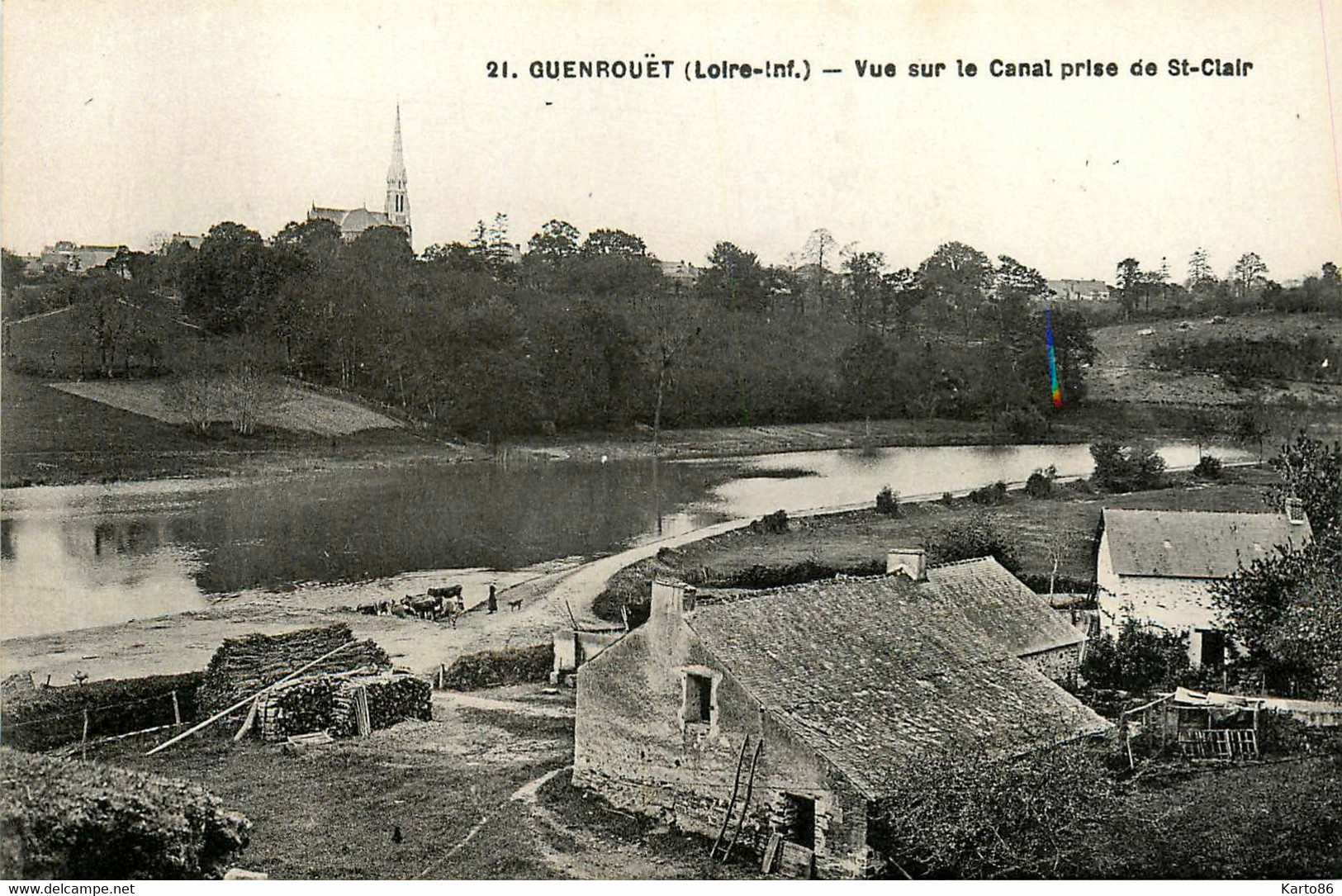 Guenrouët * Vue Sur Le Canal Prise De St Clair * Abreuvoir - Guenrouet