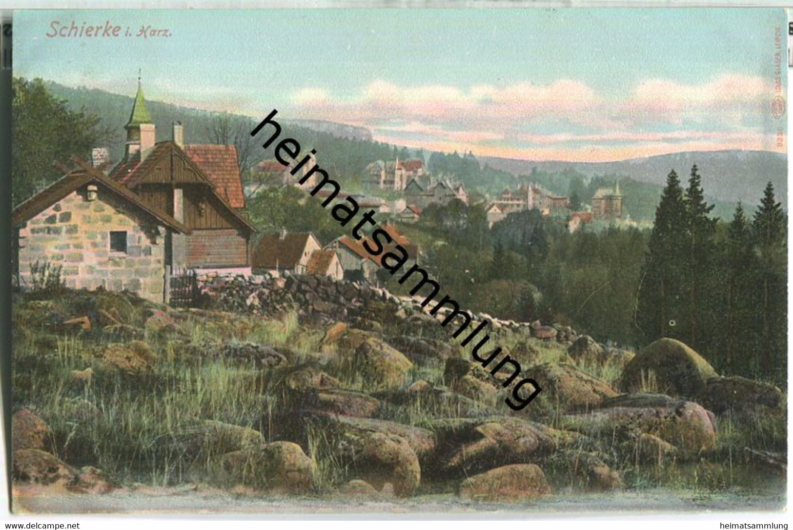 Schierke Im Harz - Gesamtansicht - AK Ca. 1910 - Verlag Louis Glaser Leipzig - Schierke
