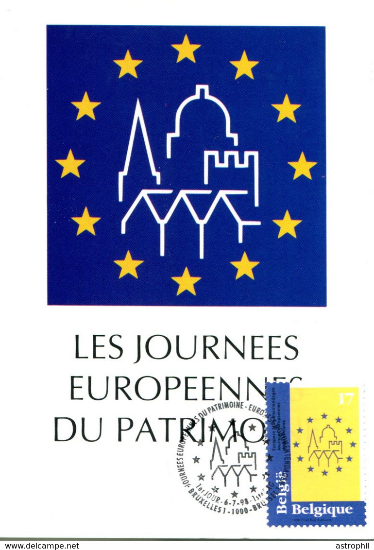 15198076 BE 19980706 Bx; Patrimoine, Journées Européennes; CM Cob2763 - 1991-2000