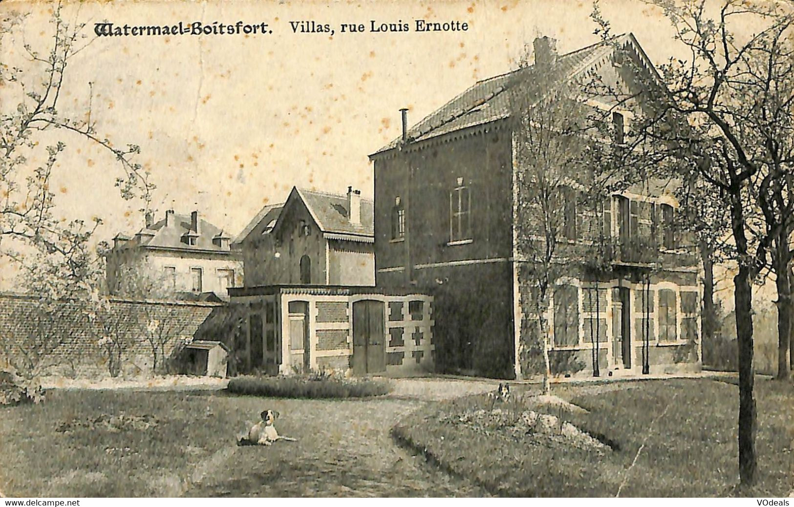 033 425 - CPA - Belgique - Watermaal-Bosvoorde - Watermael-Boitsfort - Villas, Rue Louis Ernotte - Watermaal-Bosvoorde - Watermael-Boitsfort