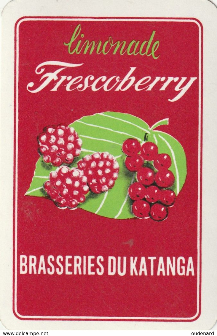 1 S.K. KATANGA BRASSERIE LIMONADE FRESCOBERRY ROOD WIT GROEN - Andere & Zonder Classificatie