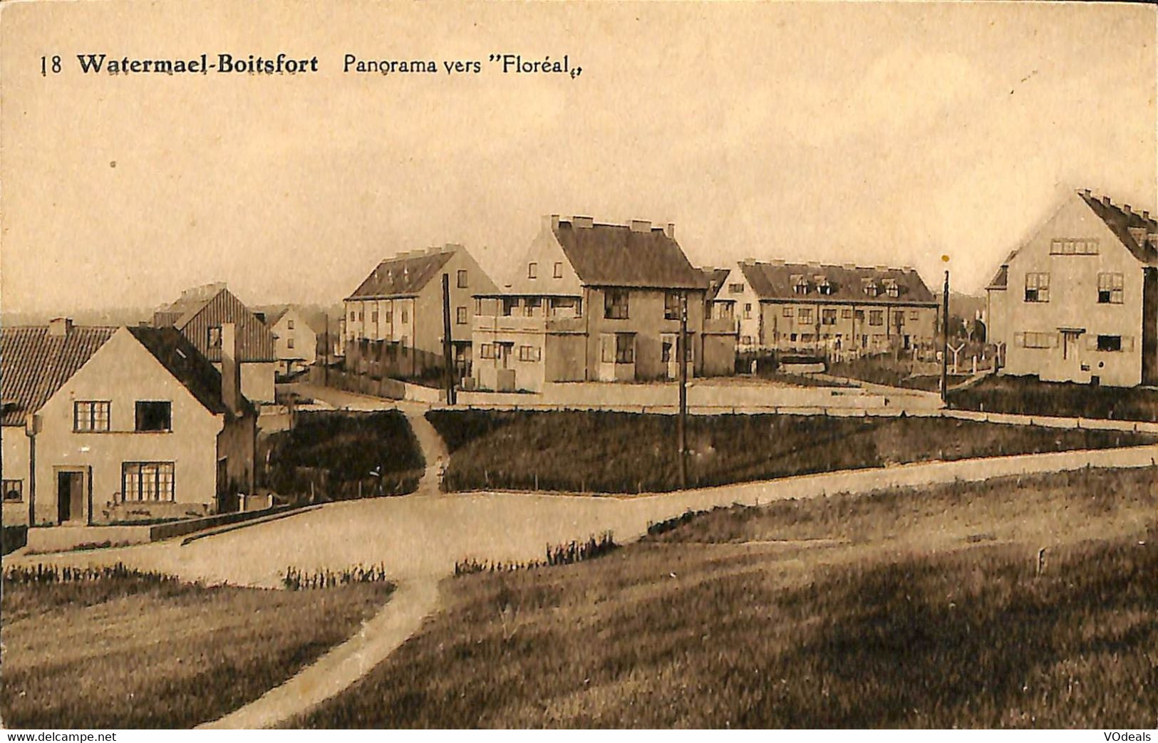 033 429 - CPA - Belgique - Watermaal-Bosvoorde - Watermael-Boitsfort - Panorama Vers Floréal - Watermaal-Bosvoorde - Watermael-Boitsfort