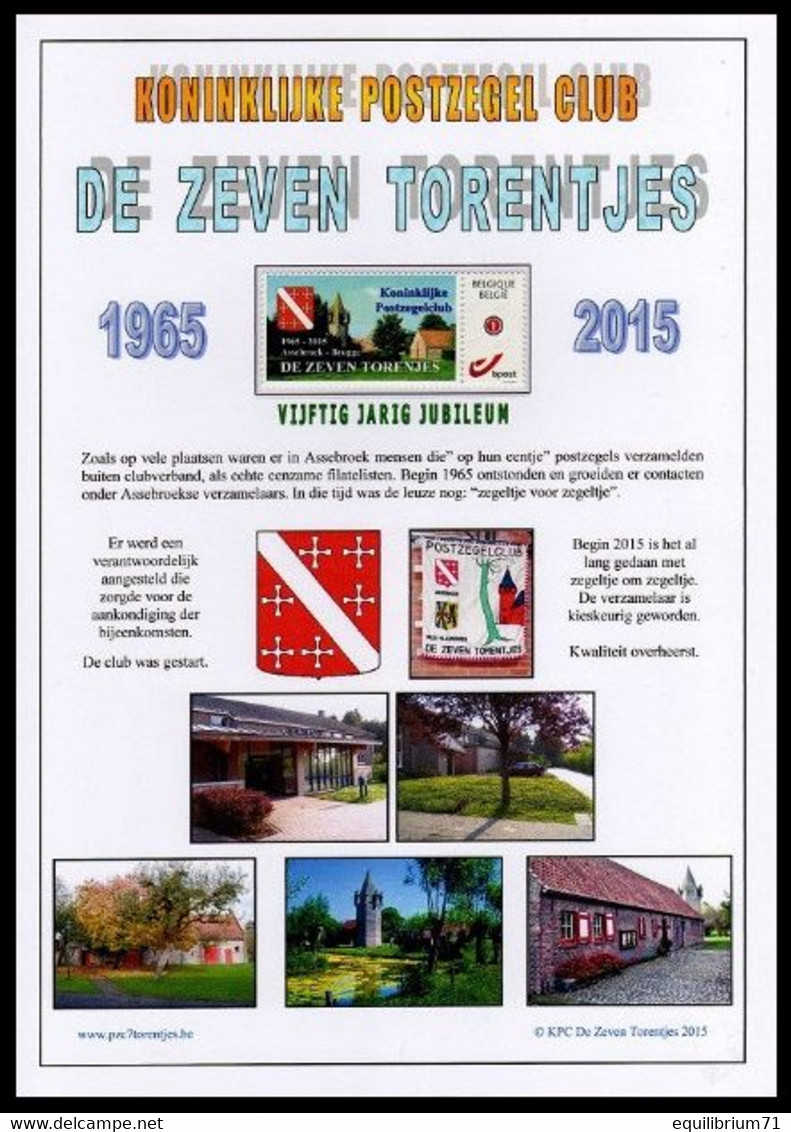 CS/HK - Carte Souvenir / Herdenkingskaart - Bruges Les 7 Tours / Brugge De 7 Torentjes - Briefe U. Dokumente