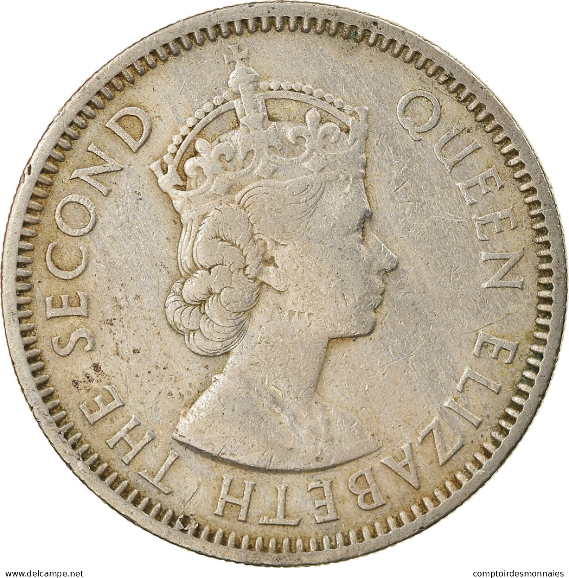 Monnaie, Etats Des Caraibes Orientales, Elizabeth II, 25 Cents, 1965, TTB - Oost-Caribische Gebieden