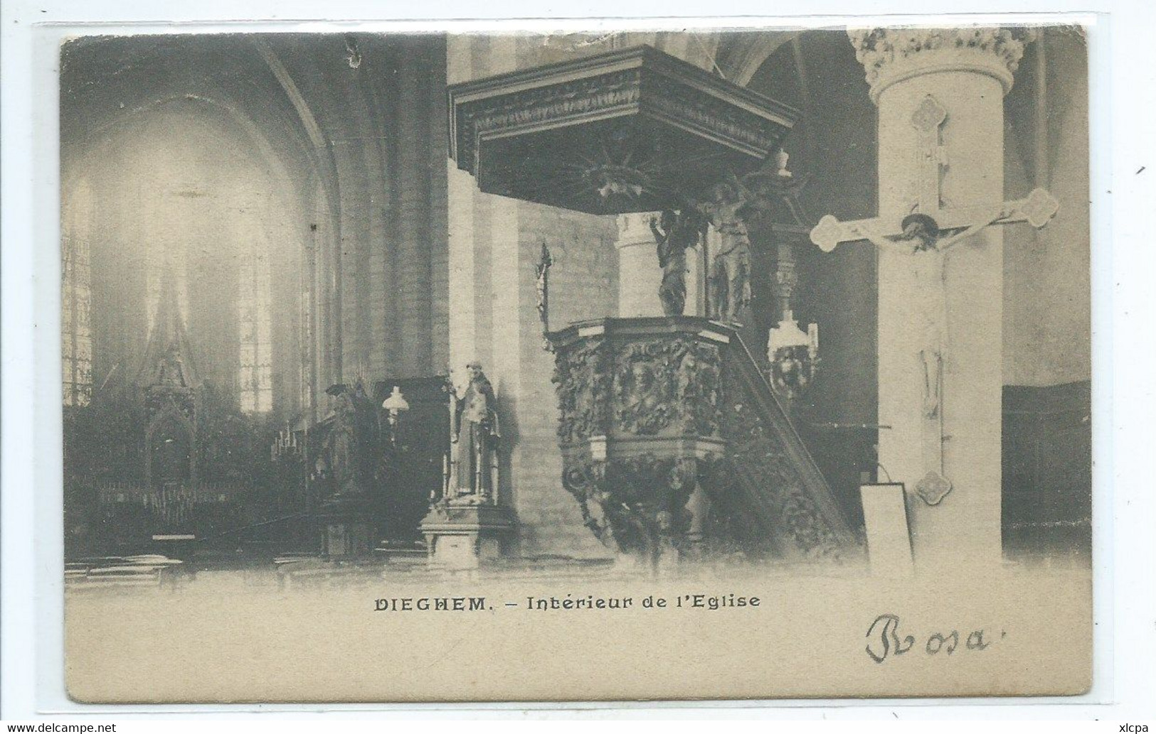 Dieghem Diegem Intérieur De L'Eglise - Diegem