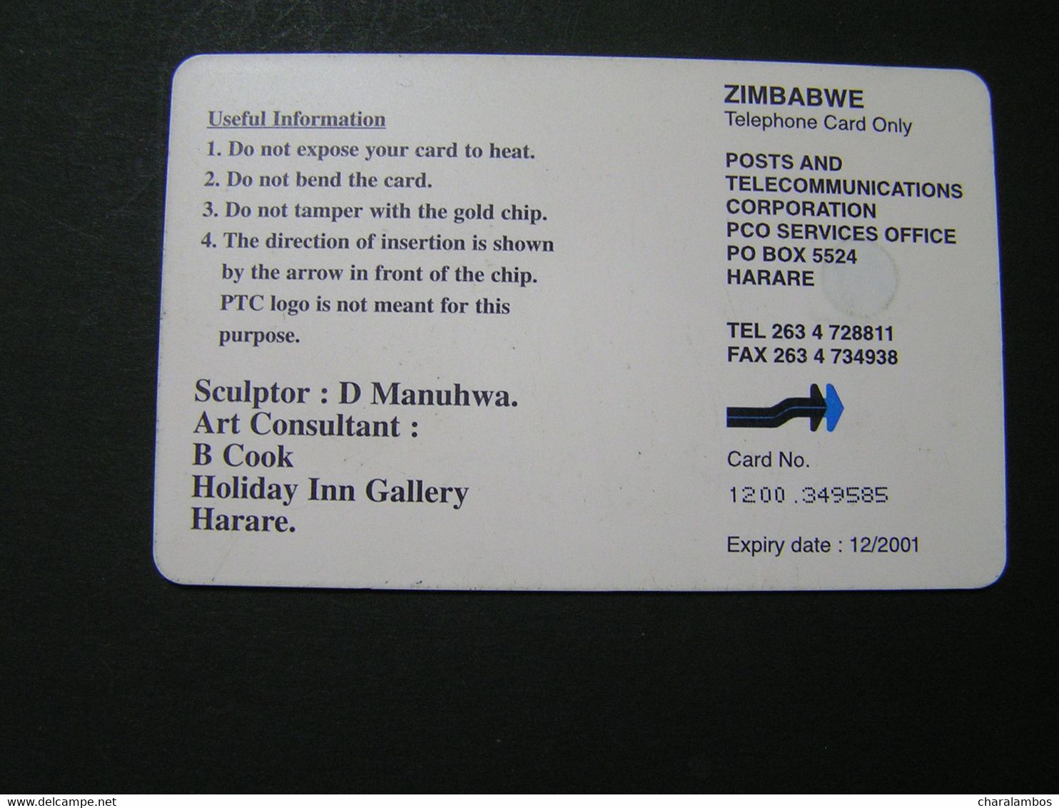 Zimbabwe Phonecards.. - Zimbabwe