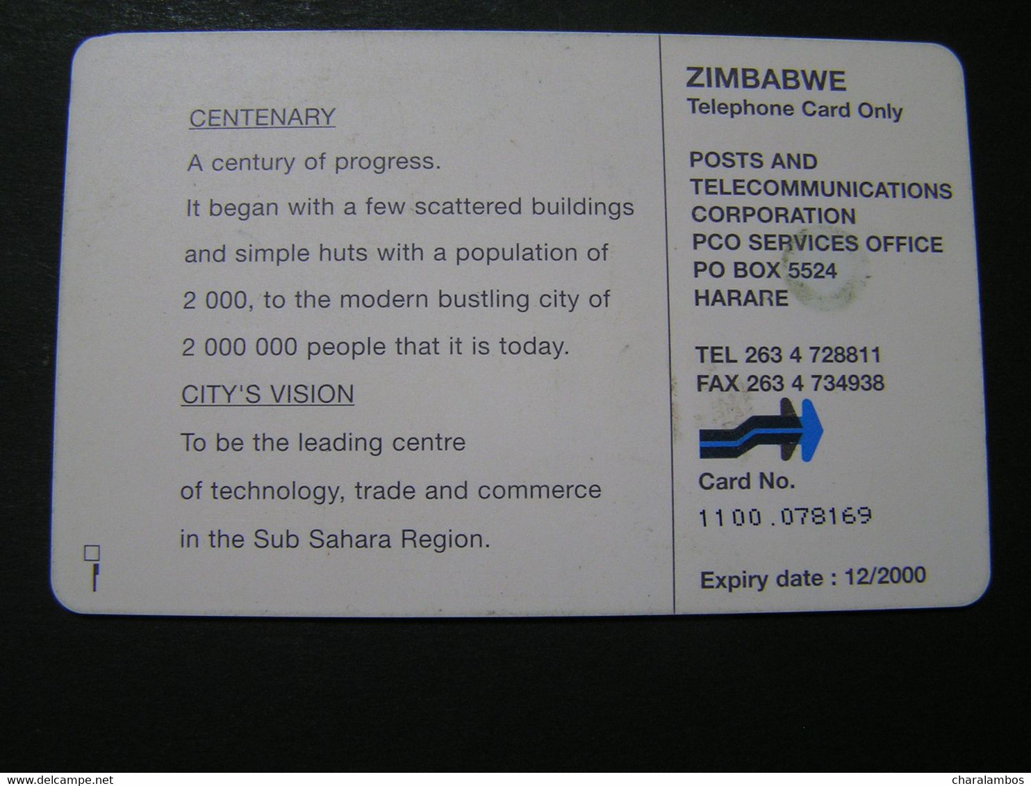 Zimbabwe Phonecards.. - Zimbabwe