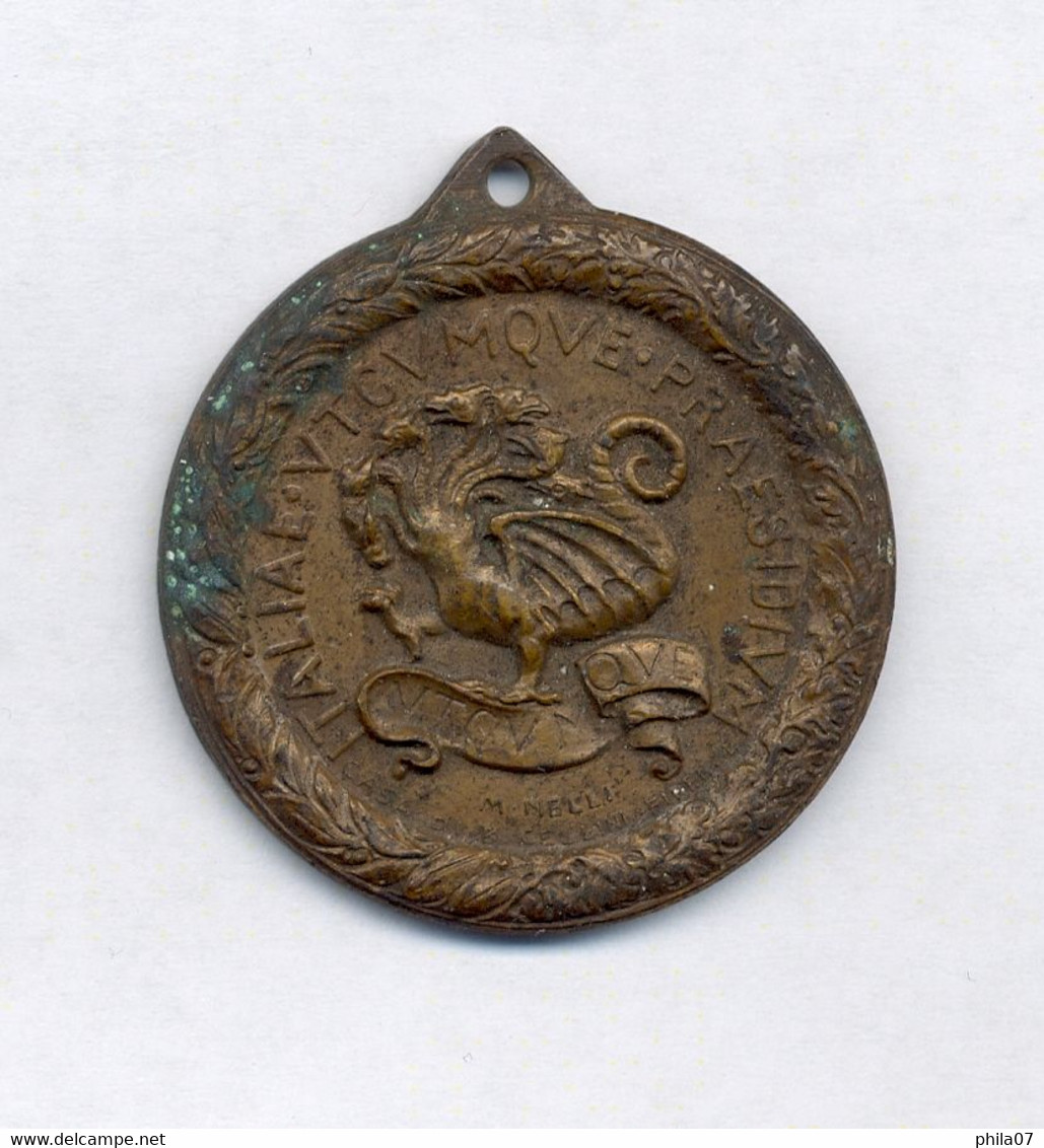 ITALY, Brigata Liguria, Regimento Di Fanteria, Old Medal, 33 Mm. - Andere & Zonder Classificatie