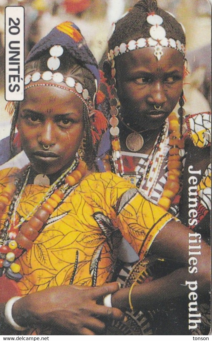 Mali, MAL-O-39, Jeunes Filles Peulh, Women, 2 Scans. - Malí