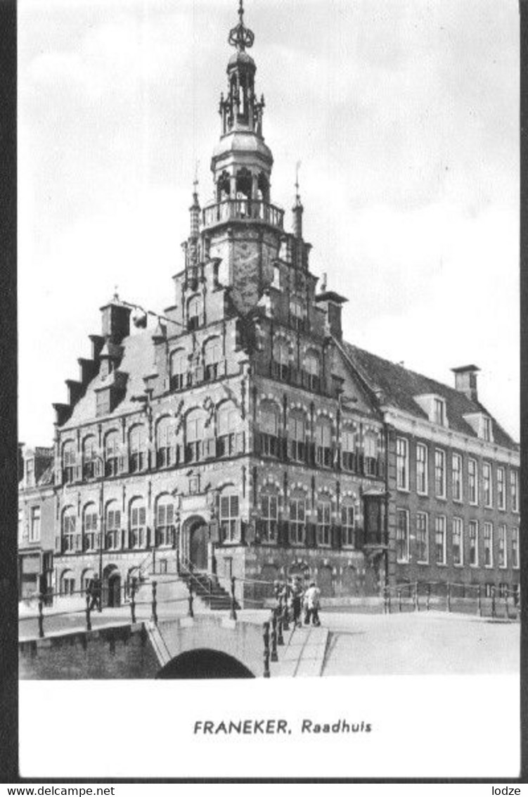 Nederland Holland Pays Bas Franeker Met Stadhuis Mooi - Franeker