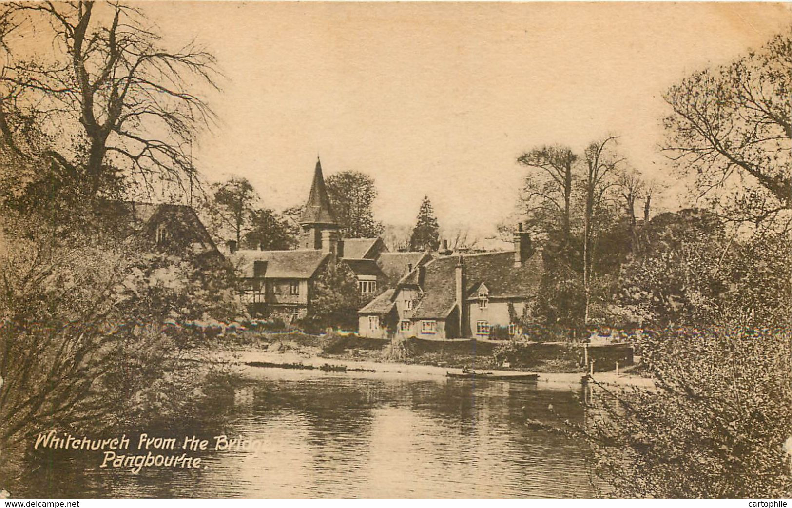 UK - Berkshire - Whitchurch From The Bridge, Pangbourne In 1920 - Autres & Non Classés