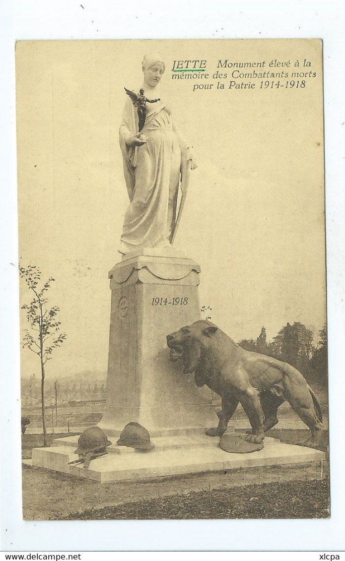 Jette Monument  1914 -1918 - Jette