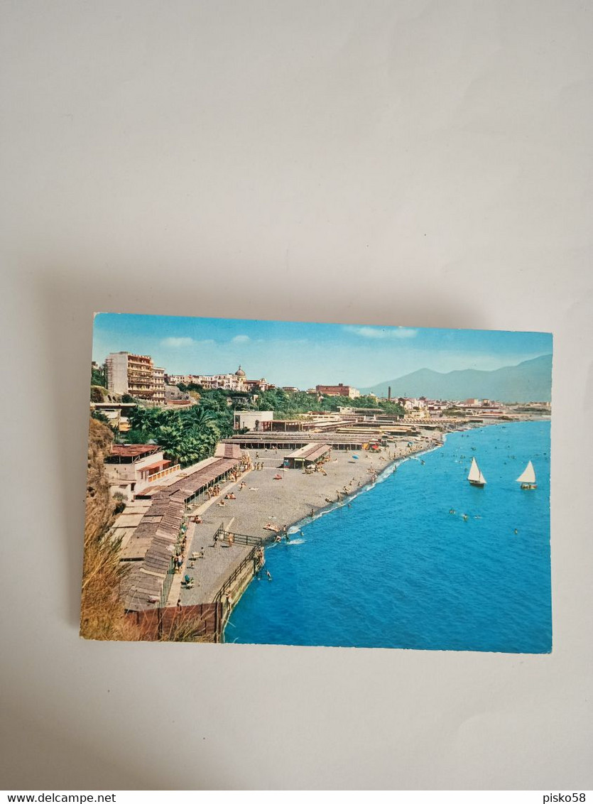 ITALIA-CAMPANIA- TORRE ANNUNZIATA-OPLONTI-LIDO AZZURRO -LA PENSIONE-FG-1967 - Torre Annunziata