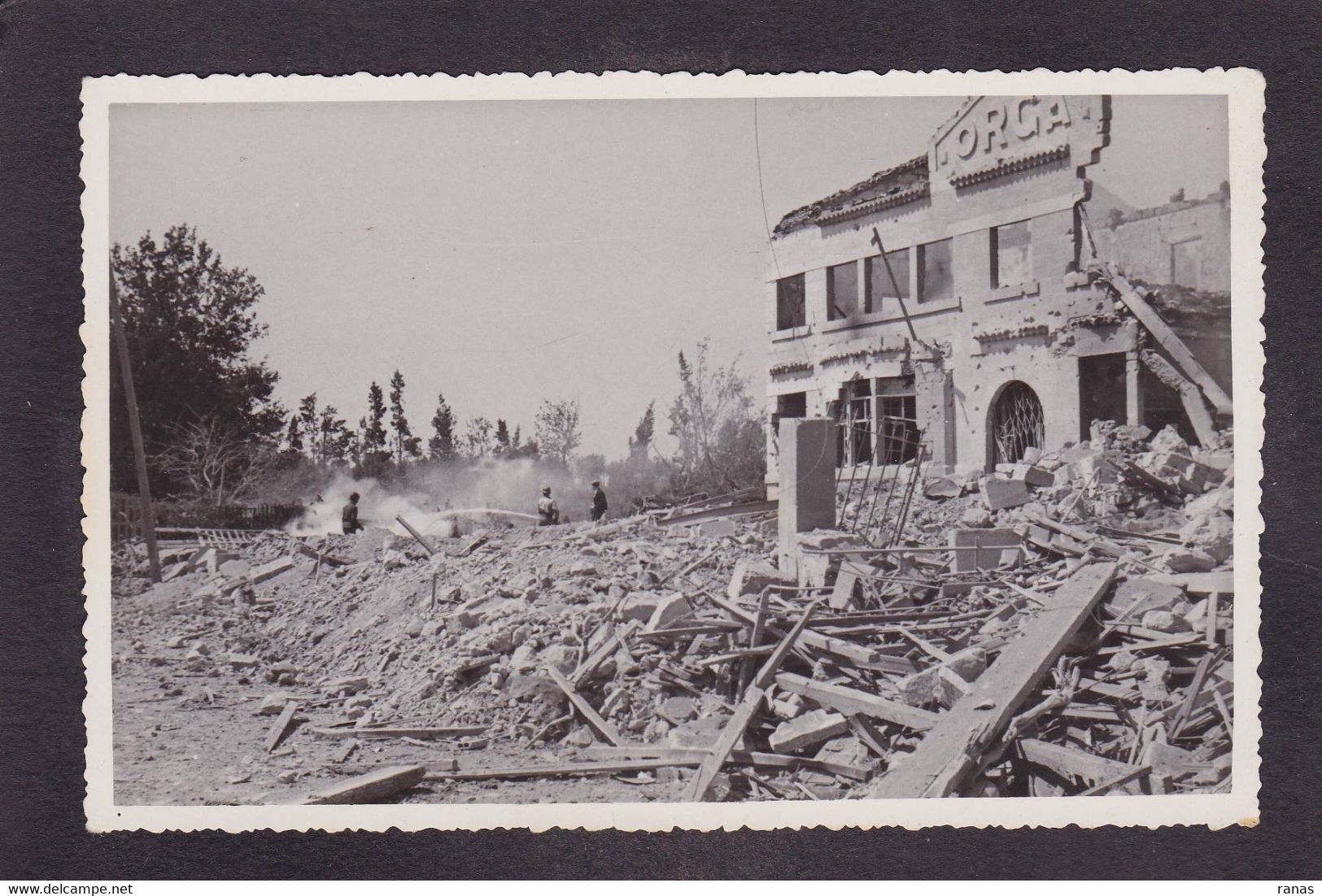 CPA Photo Semi Moderne Vaucluse 84 Avignon  Voir Dos Guerre War WWII - Avignon