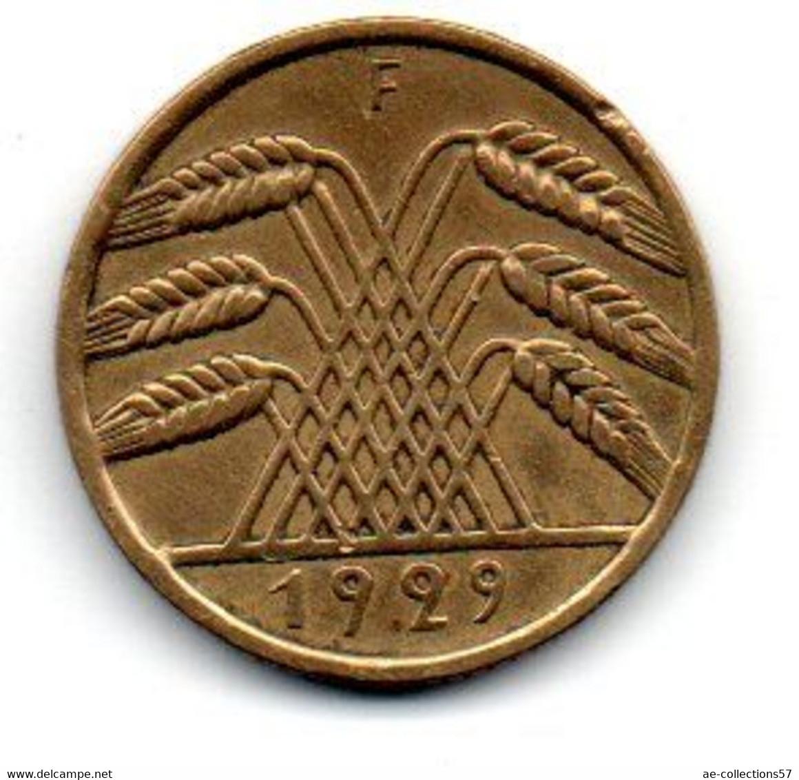 Allemagne - 10 Reichspfennig 1929 F - TTB+ - 10 Renten- & 10 Reichspfennig