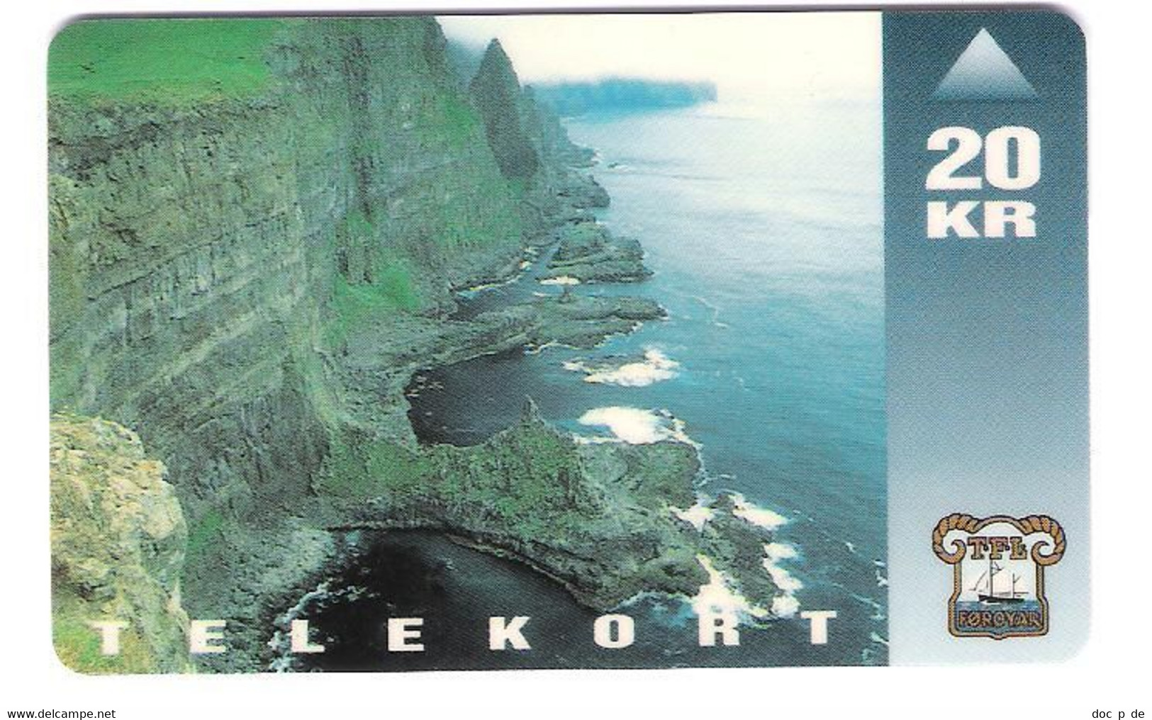 Faröer Inseln - Föroya Islands - Landscape 20 KR - First Card Of Faroe Islands - Féroé (Iles)