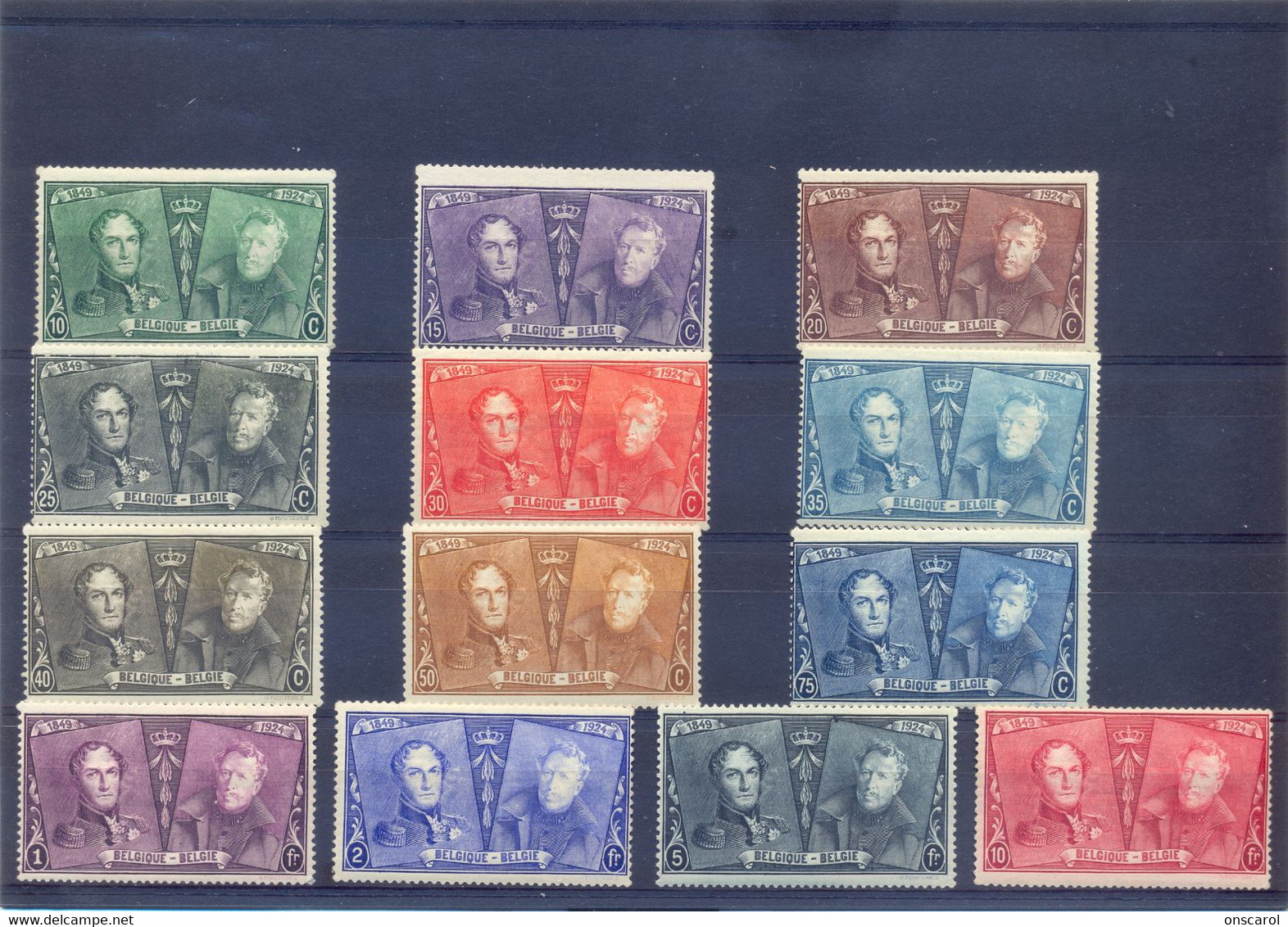 Nrs. 221/233 * MH  70 Côte - Unused Stamps