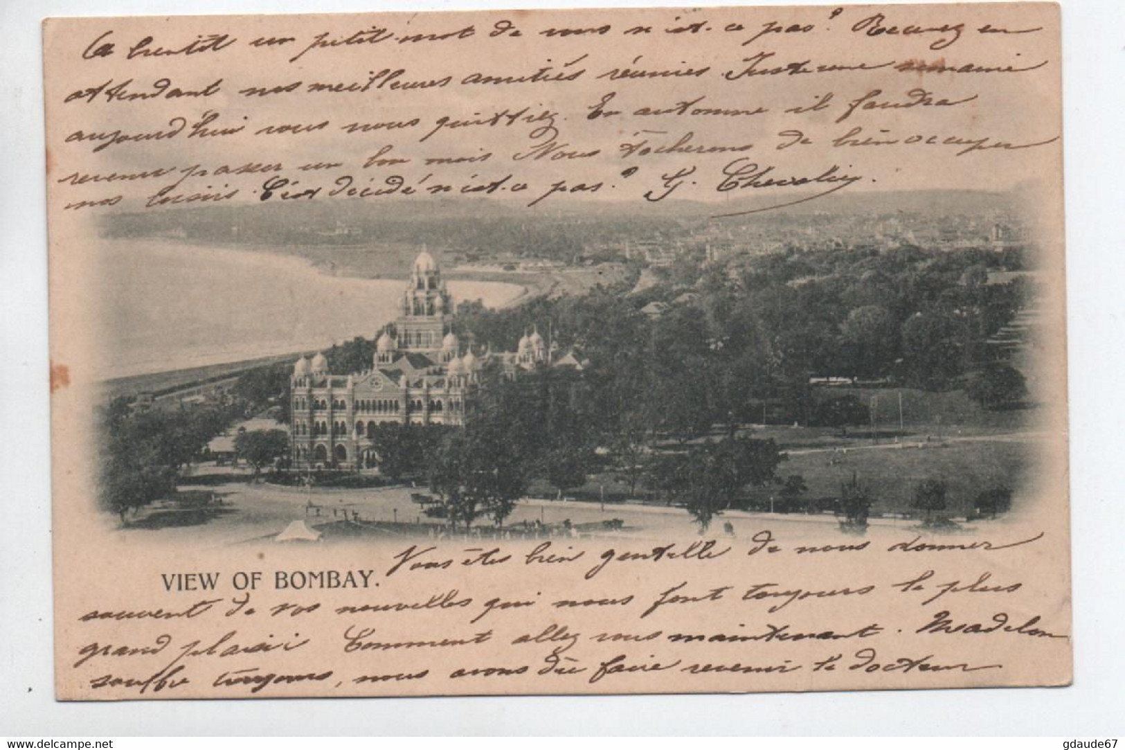 VIEW OF BOMBAY (INDE) - Indien