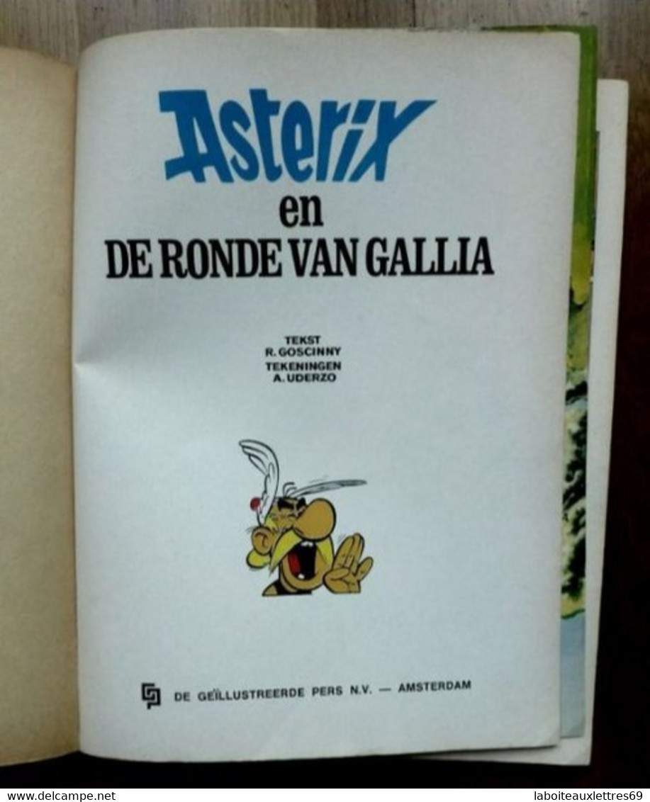 BD EN NEERLANDAIS ASTERIX DE RONDE VAN GALLIA ( LE TOUR DE GAULLE ) - Asterix