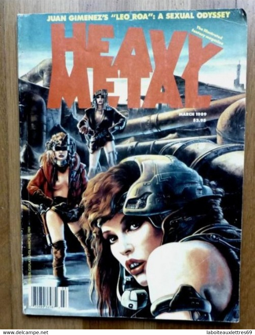 BD HEAVY METAL -MARCH 1989 - VOL XIII N° 1 EN ANGLAIS - Altri Editori