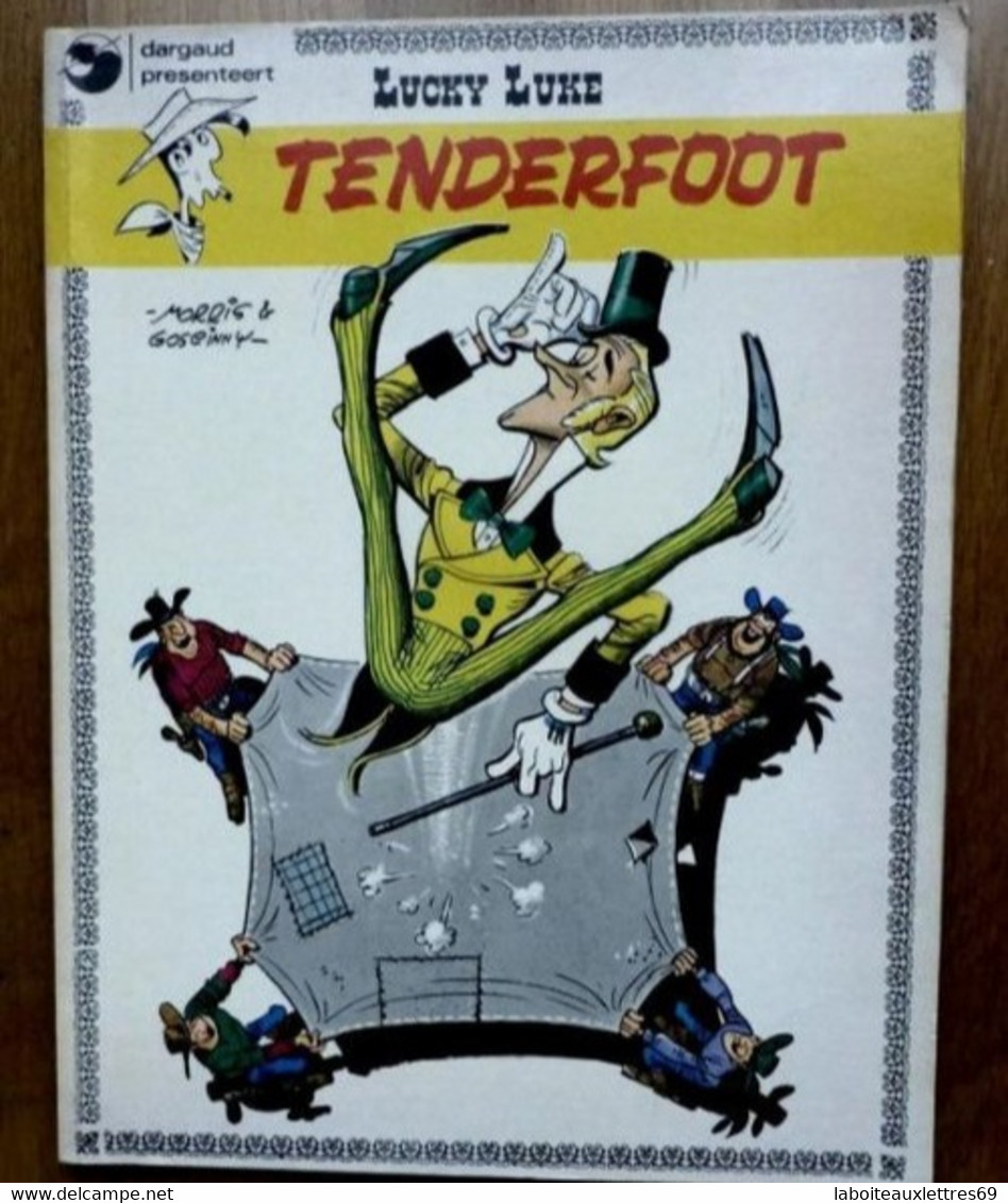 BD EN NEERLANDAIS LUCKY LUKE TENDERFOOT ( LE PIED TENDRE ) - Lucky Luke