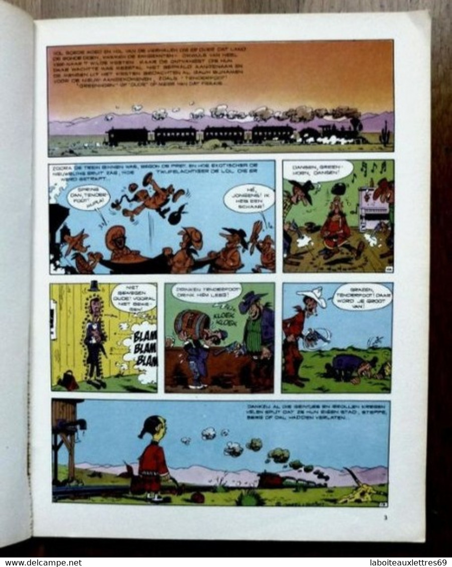 BD EN NEERLANDAIS LUCKY LUKE TENDERFOOT ( LE PIED TENDRE ) - Lucky Luke