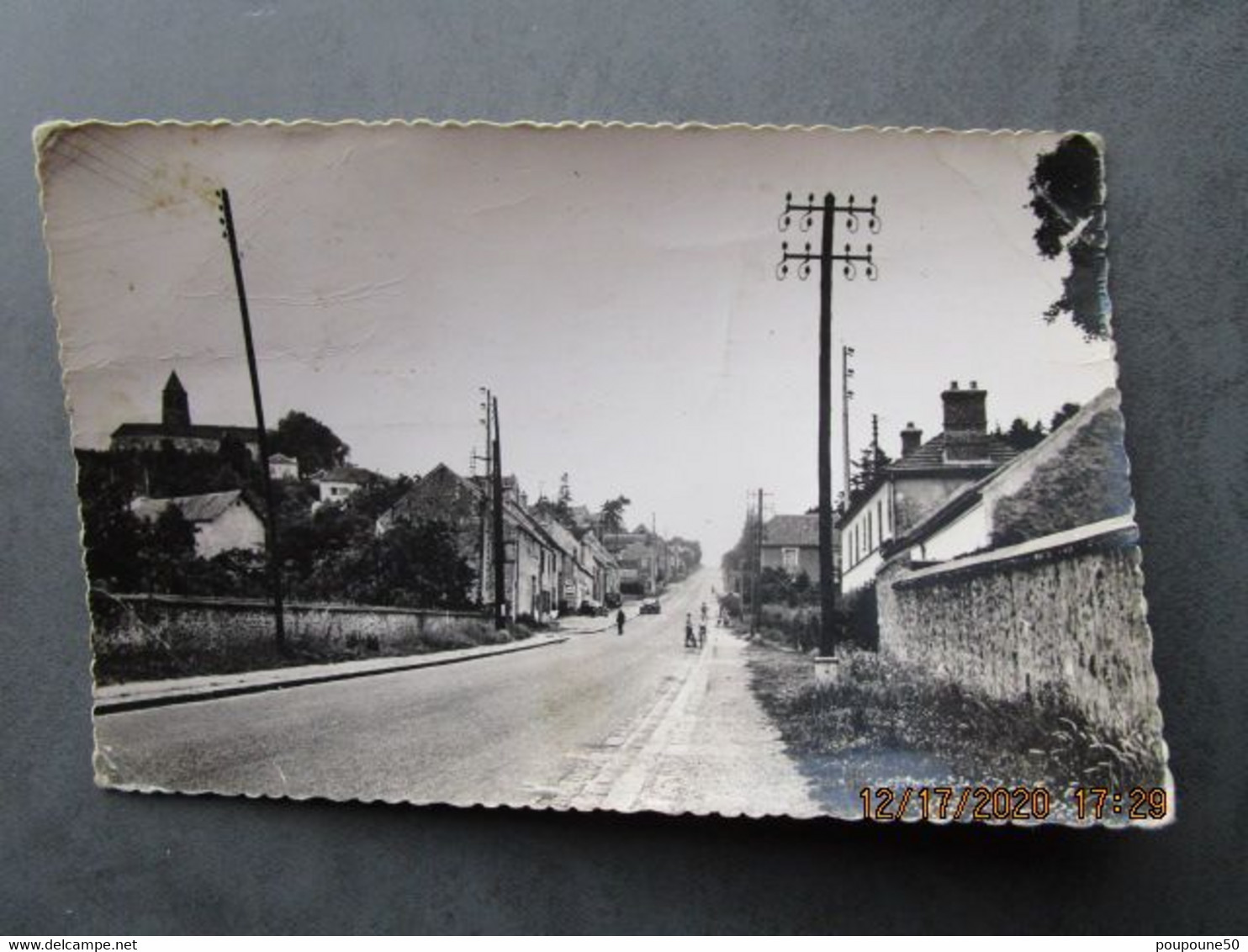 CP 91 Essonne GOMETZ Le CHATEL Prés  Les Ulis - La Côte ( Connu Pour Les Courses De Côte  Automobiles Vers 1920/30 )1956 - Les Ulis