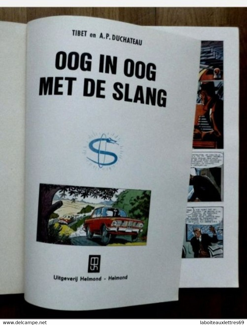 BD EN NEERLANDAIS RIK RINGERS OOG IN OOG MET DE SLANG - RIC HOCHET FACE A FACE ) - Rik Ringers