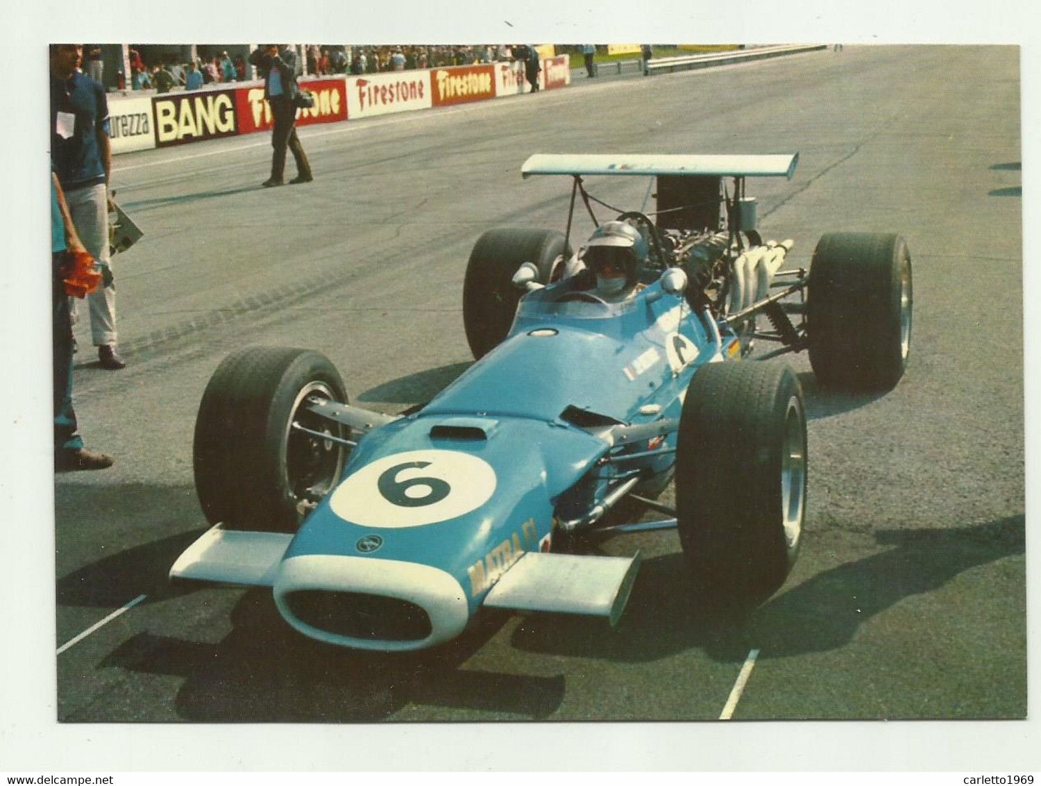 MONZA - GRAN PREMIO D'ITALIA F1 1968 - MATRA F1 DI JEAN PIERRE BELTOISE    - NV   FG - Autres & Non Classés