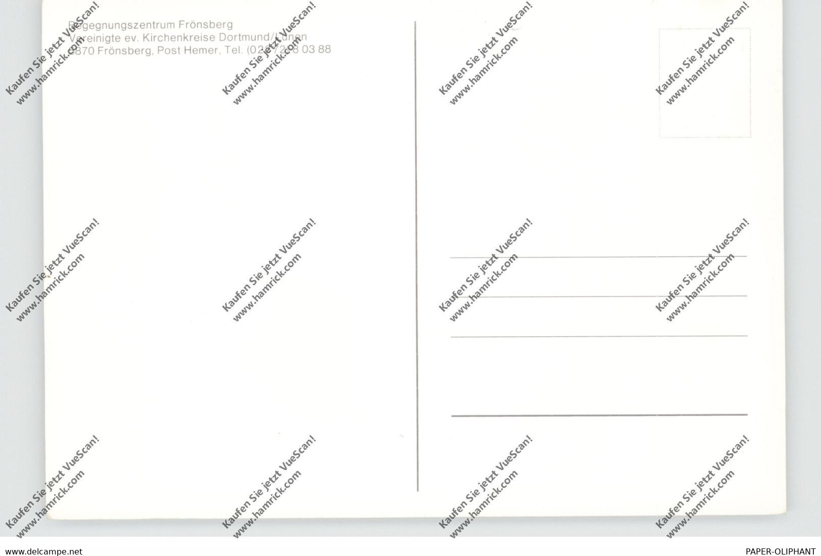 5870 HEMER - FRÖNSBERG, Begegnungszentrum - Hemer