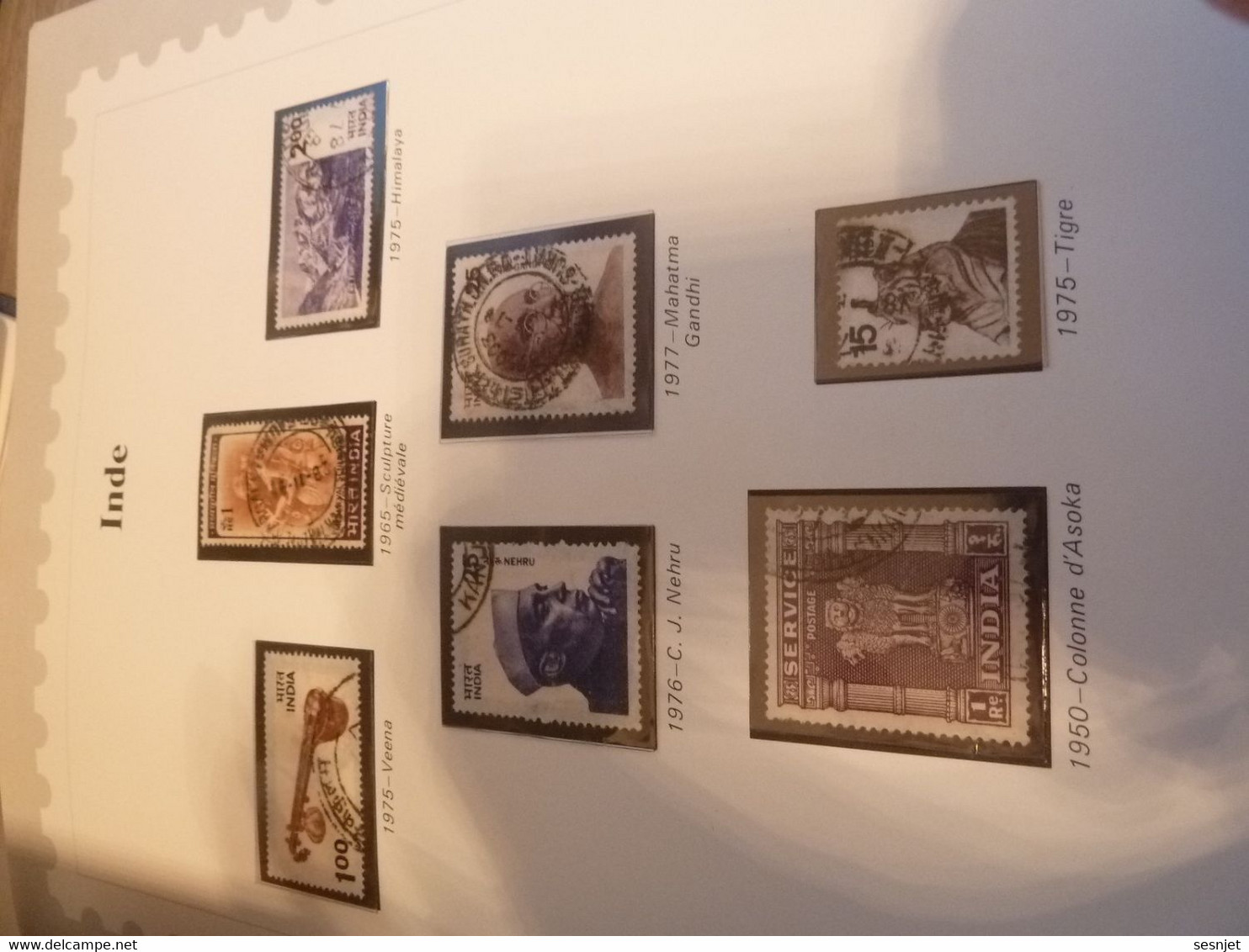 Indes - Timbres De Collection - Oblitérés - Années 1950 - 1965 - 1975 - 1976 - 1977 - - Lots & Serien