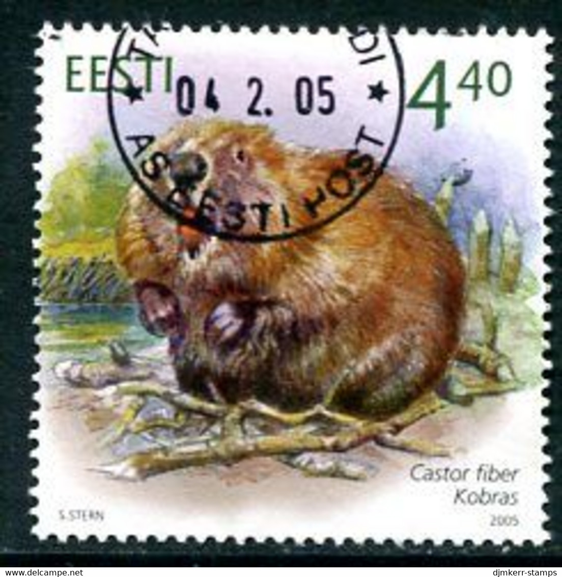 ESTONIA 2005 Beaver  Used.  Michel 504 - Estland