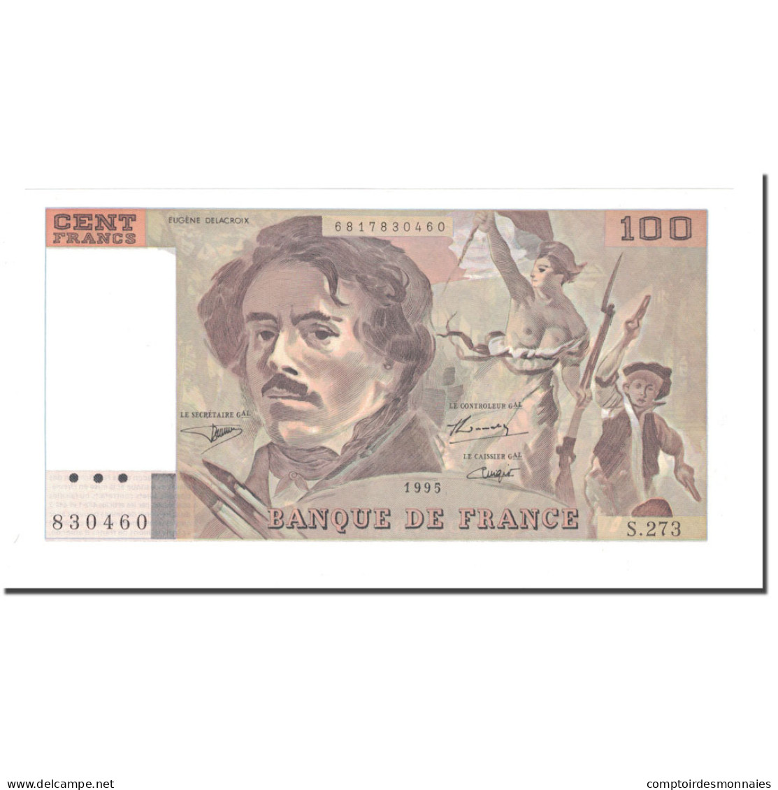 France, 100 Francs, 1995, NEUF, Fayette:69ter.2b, KM:154h - 100 F 1997-1998 ''Cézanne''