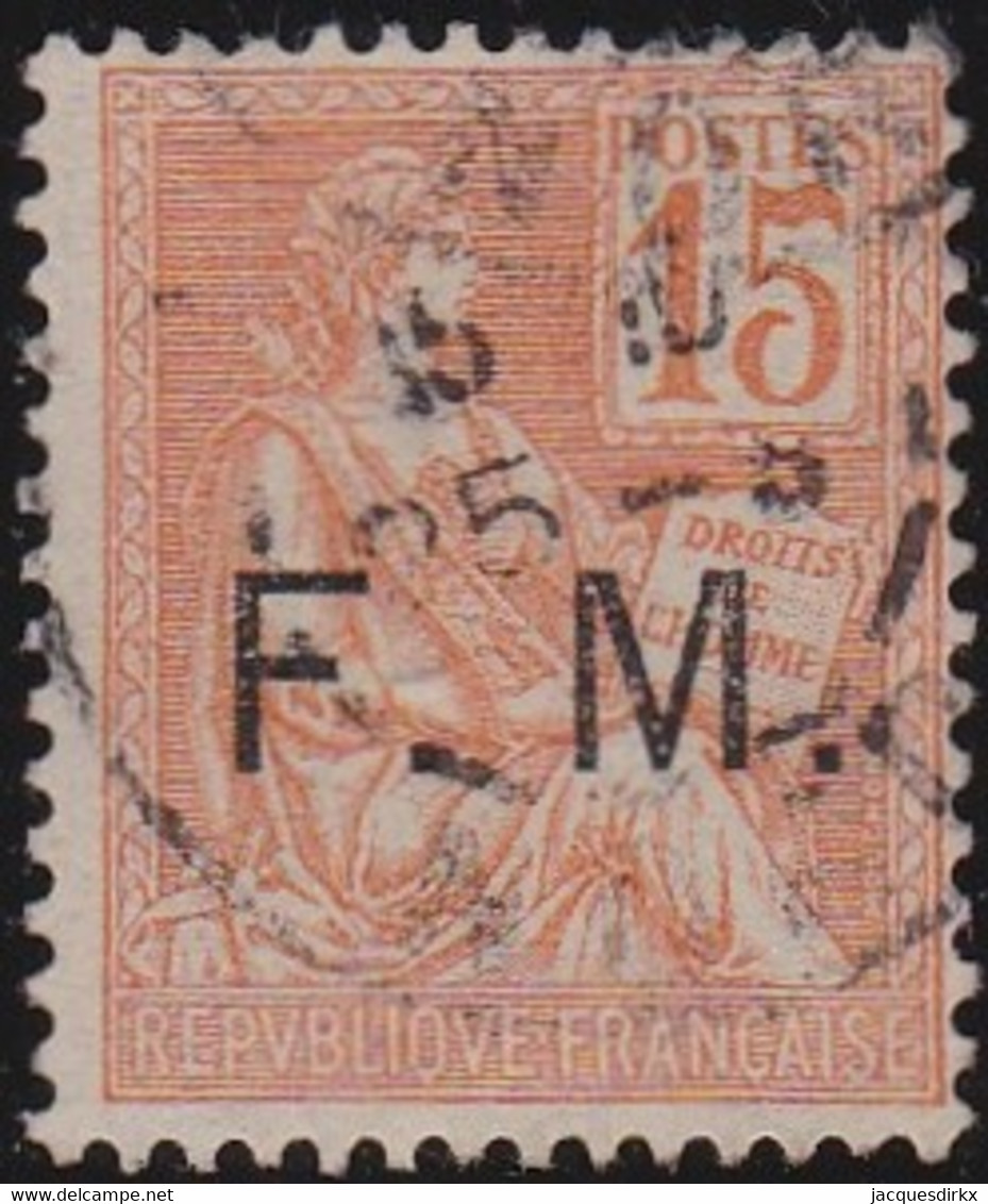 France    .  Y&T    .   Fm 1        .   O     .    Oblitéré - Military Postage Stamps