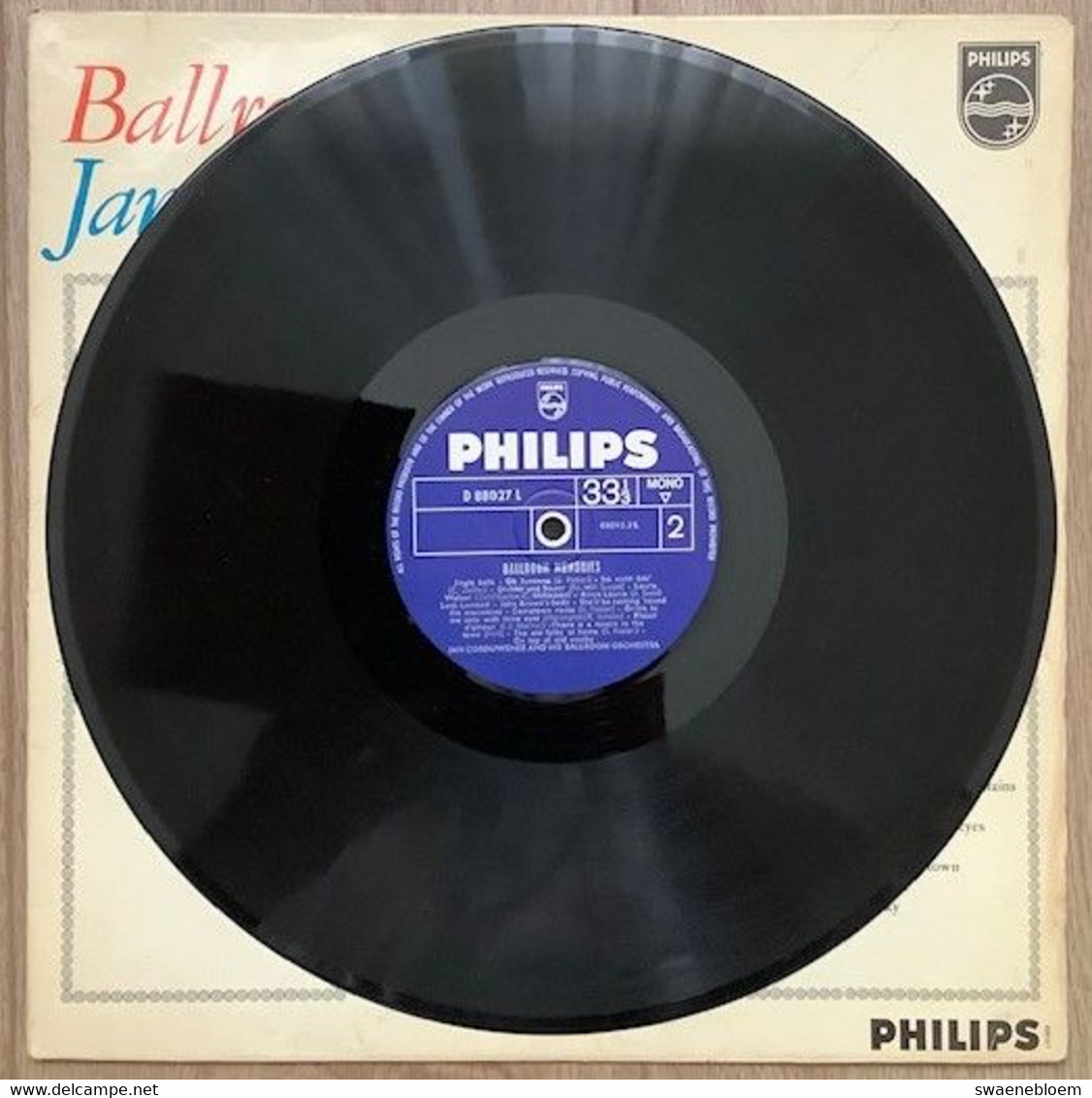 LP.- MUSIC FOR THE MILLIONS. Jan Corduwener And His Ballroom Orchestra. - Compilaciones