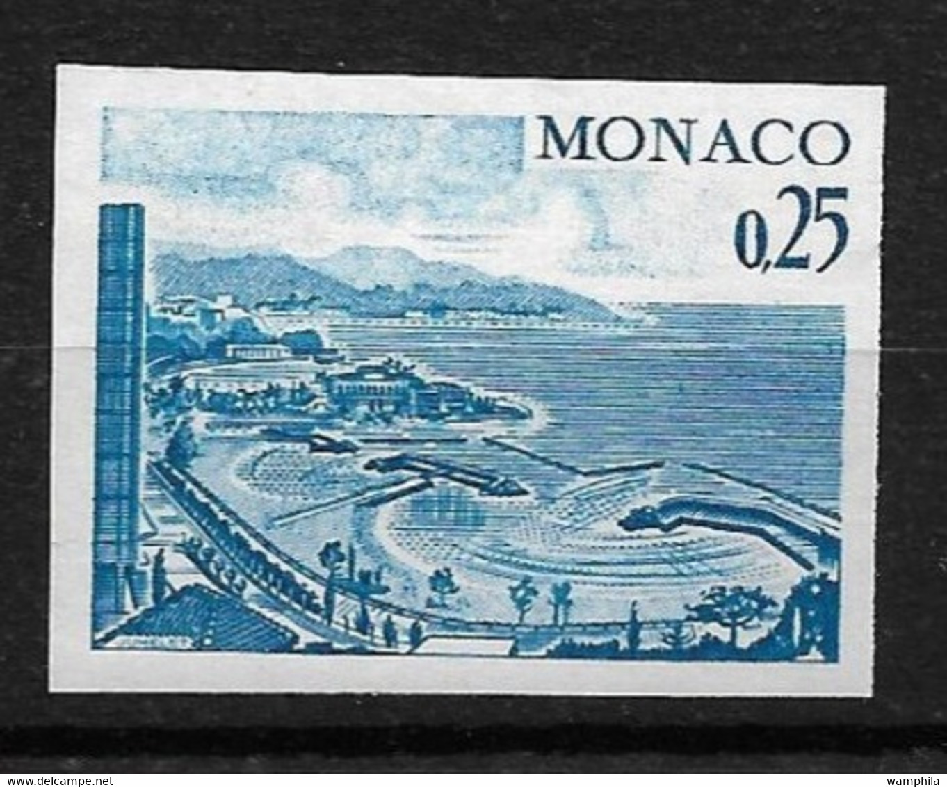 Monaco N°986/991** Non Dentelé Essai De Couleur. Série Des Monuments. - Varietà